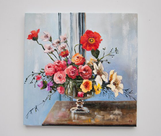 Bouquet of flowers.