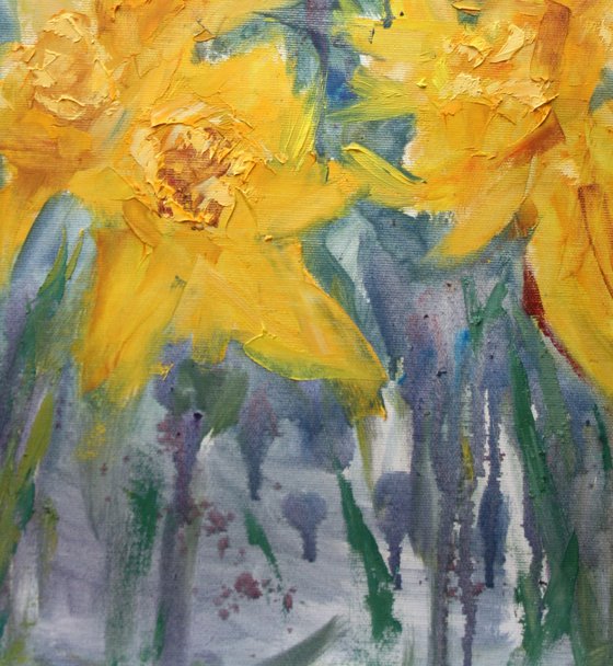 Daffodils / 11 x 16 inch /  ORIGINAL PAINTING