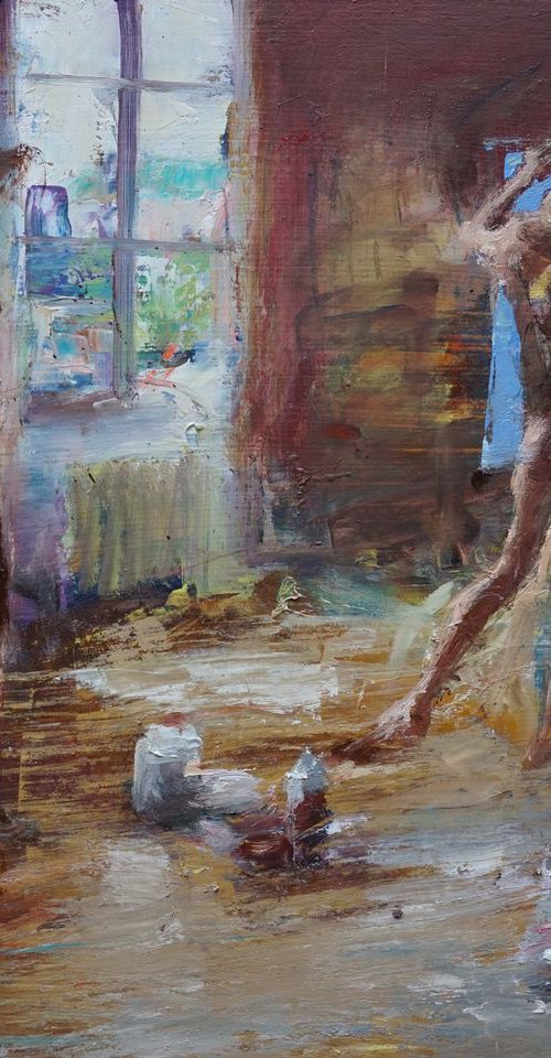 The chloe workshop and her model by Manuel Leonardi