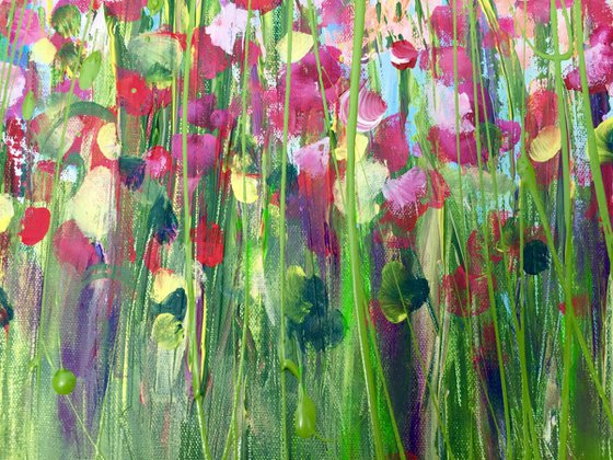 A Gathering of Sweet Peas