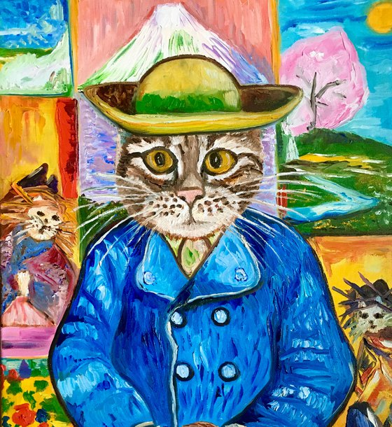 Troy The Cat Daddy Tangi Inspired by Vincent Van Gogh