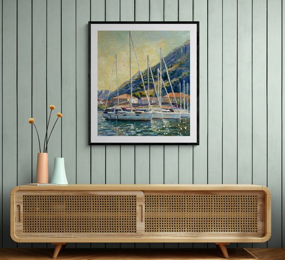 "Yachts at the berth"