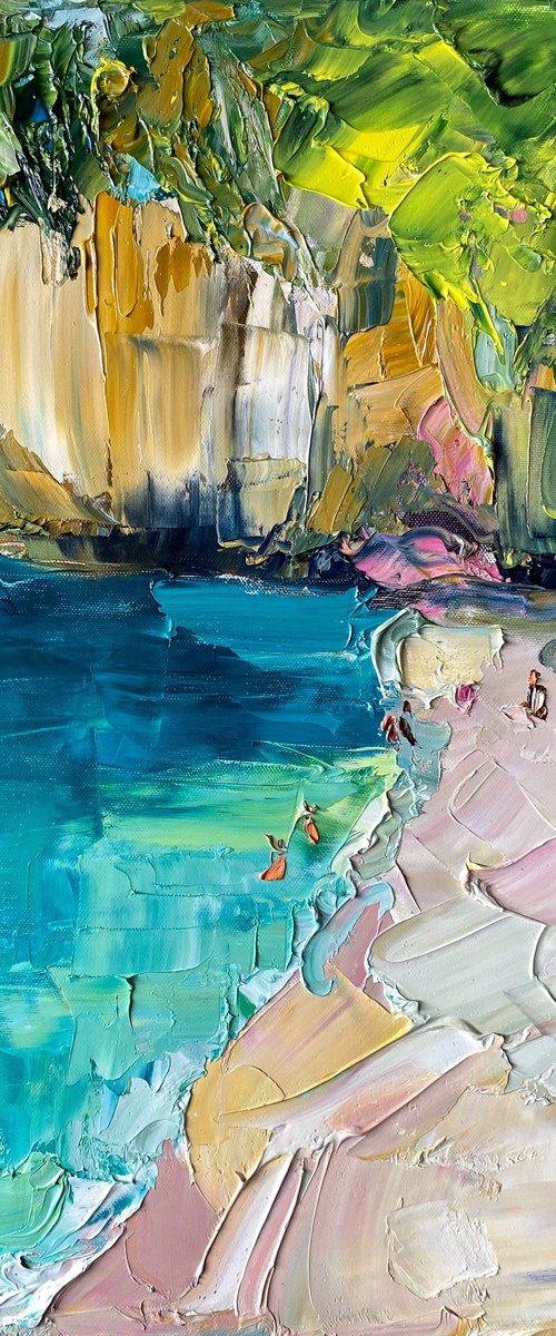 Emerald Beach III by Mily Art