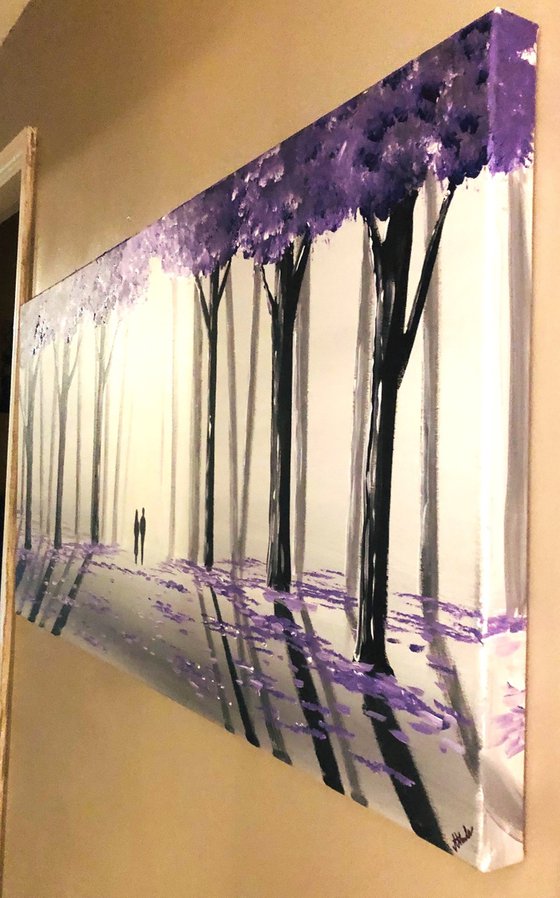 Purple Tree Walk 2