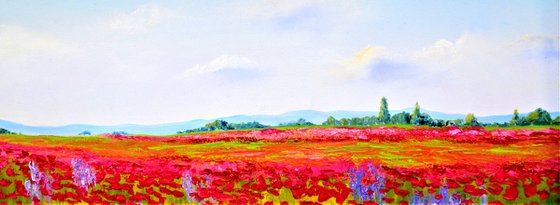 Impasto Poppies