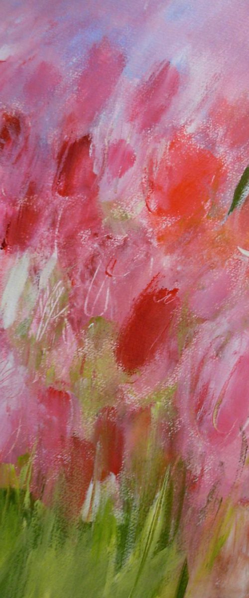 Garden Tulips 2 by Jan Rippingham