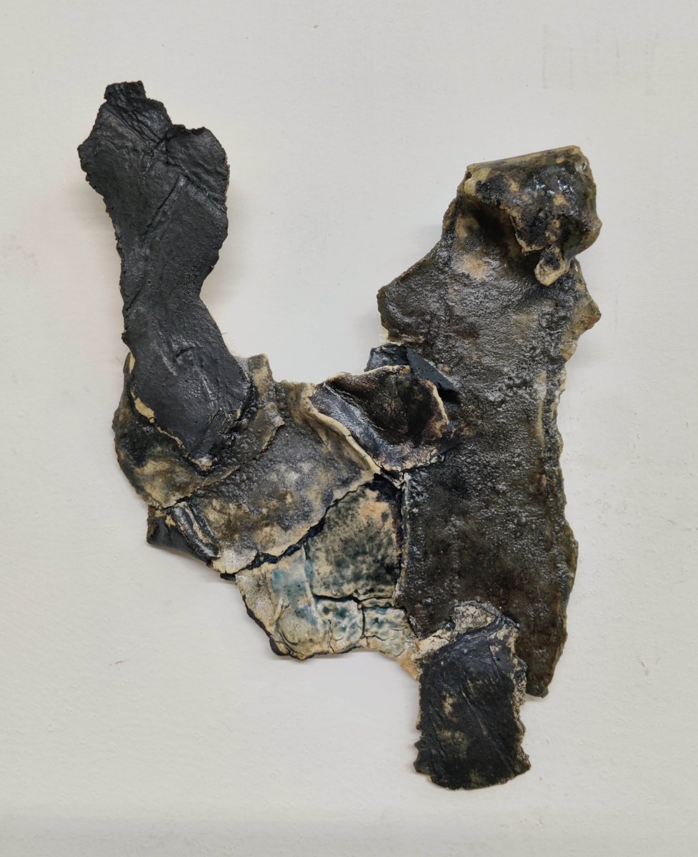 Organic Abstract Clay Sculpture By Abhishek Kumar, 7 X 10, Y Sculpture, Original Artwork