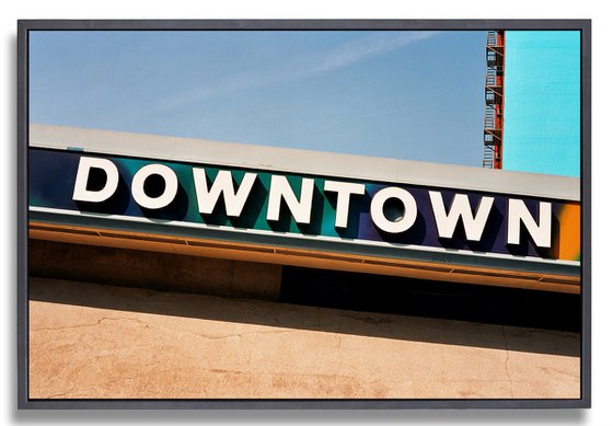 DOWNTOWN (framed photograph)