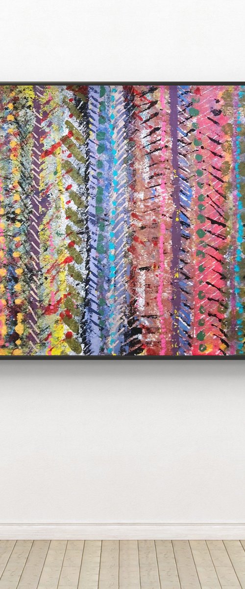 Visual Resonance of Colour Soundwaves/01 by Kristina Markauskaite