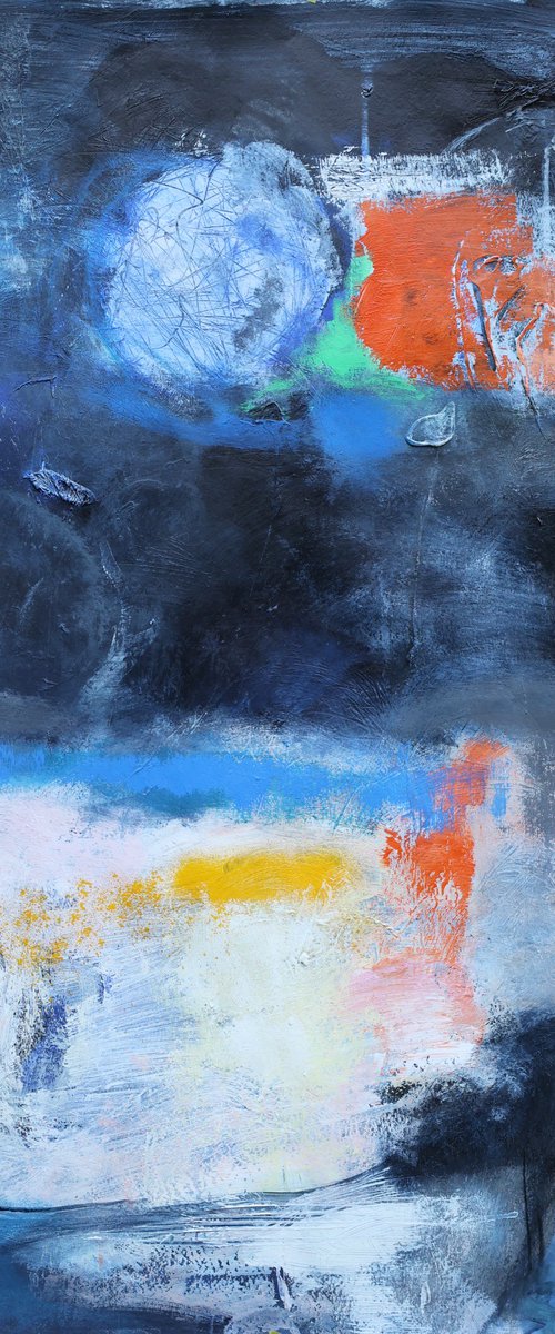 Composition with Yellow Blot by Artem Andreichuk