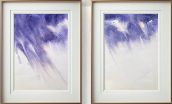 Abstract rain clouds Spring