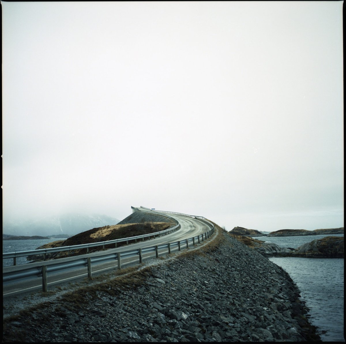 Landscape Photograph By Jack Gasiorowski, 20 X 20, Atlantic Road Part 1, Original Artwork