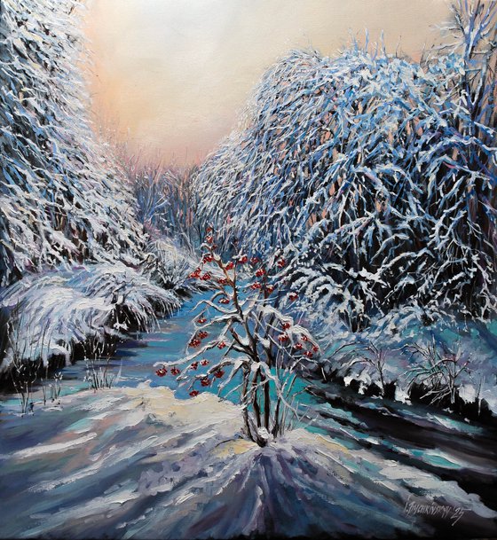 The silence of a frosty morning is heard