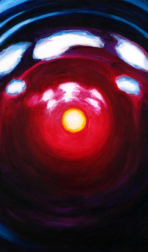 HAL 9000 - 2001: A Space Odyssey by Alex Stutchbury