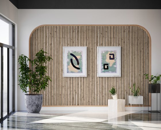 Parallel Presence.Diptych.