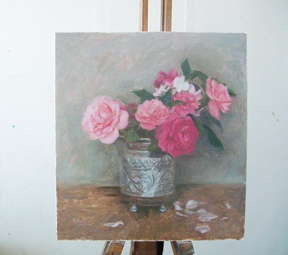 Roses, geraniums and gardenias
