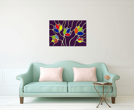 Rainbow Flowers #04