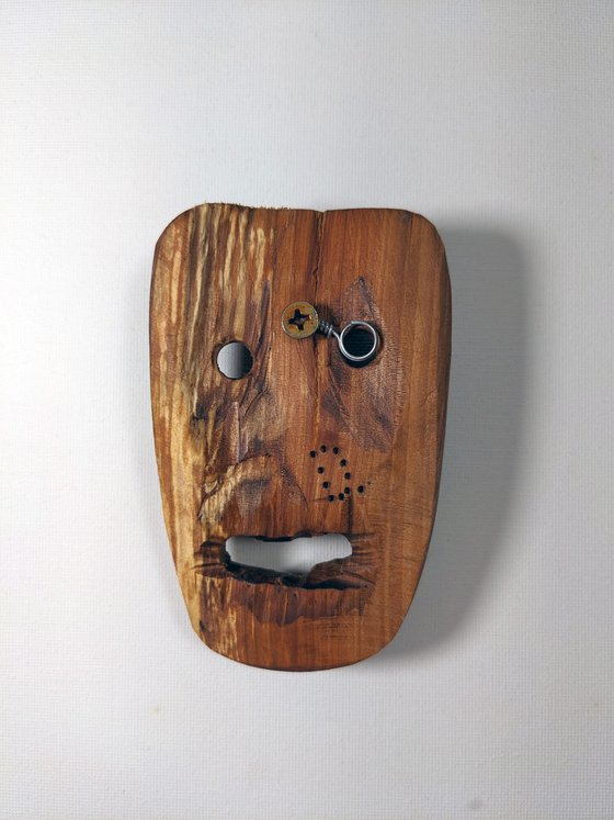 Cherry wooden mask