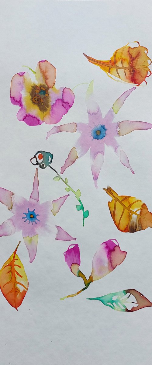 Flower mosaic by Dunja Jung