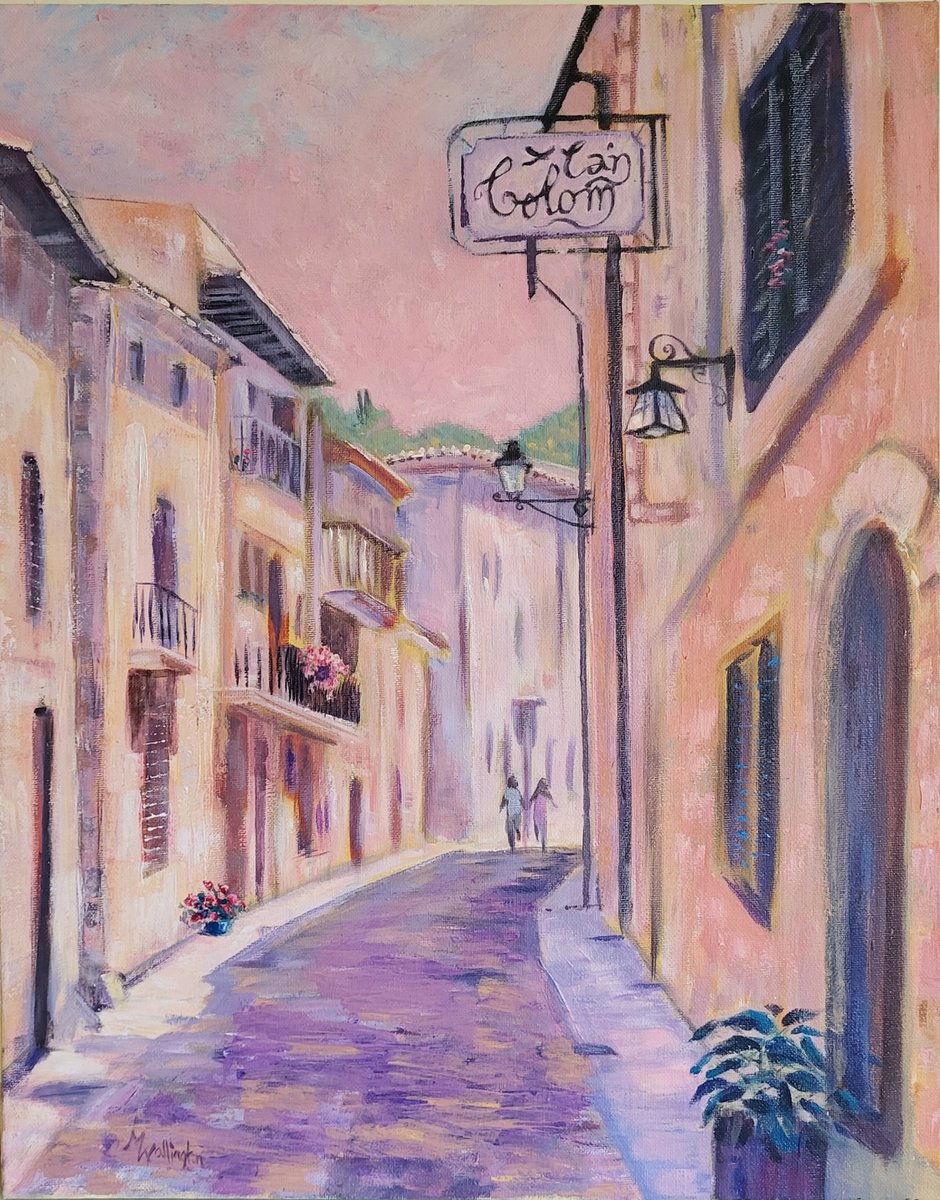 Tonight These Streets Are Ours, Spanish Street Scene by Michele Wallington