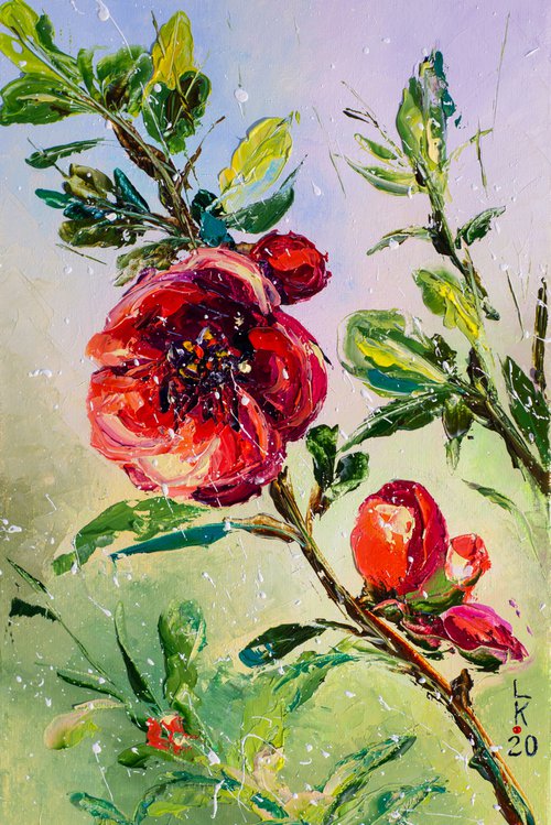 Flowering branch by Liubov Kuptsova