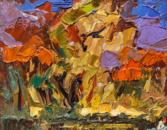Fishing in autumn