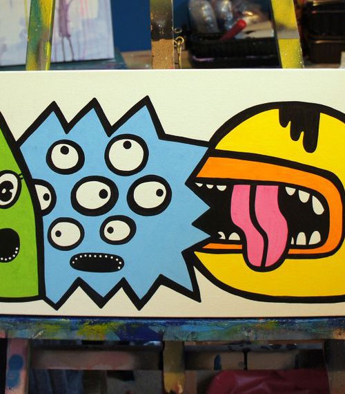 Five Monsters by Kev Munday