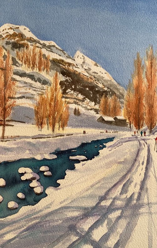 Last run of the day by Shelly Du
