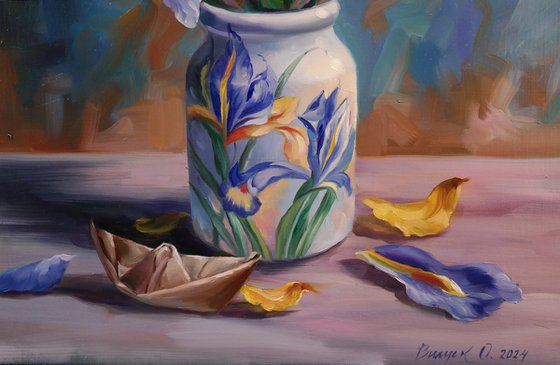 "Bouquet of irises"