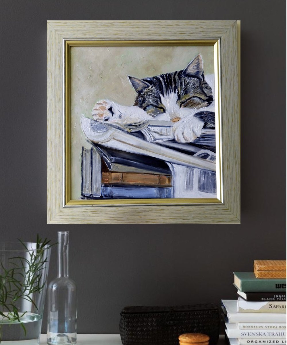 Beloved Sleepyhead By Ira Whittaker, 15 X 15, Artwork For Sale On Artfinder