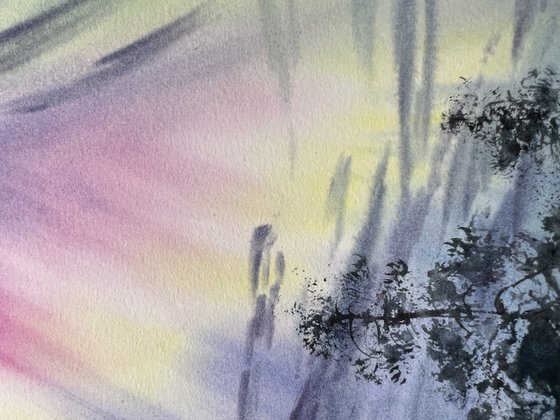 Silent Aurora (Diptych)