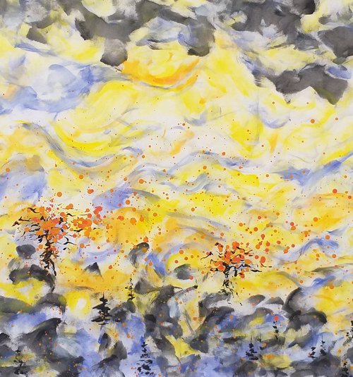 « Autumn Mountains » by M.Y. by Max Yaskin