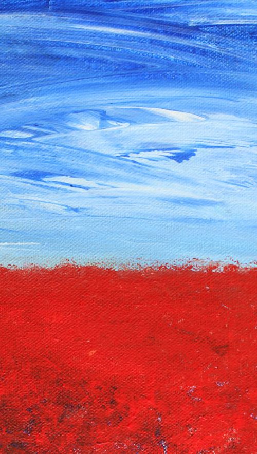 Red Poppy Field by Kume Bryant