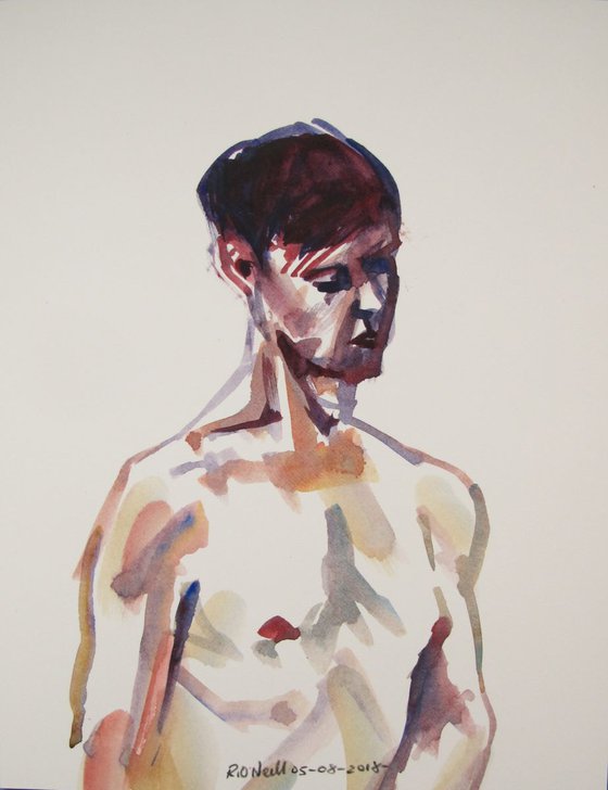 male nude small artwork