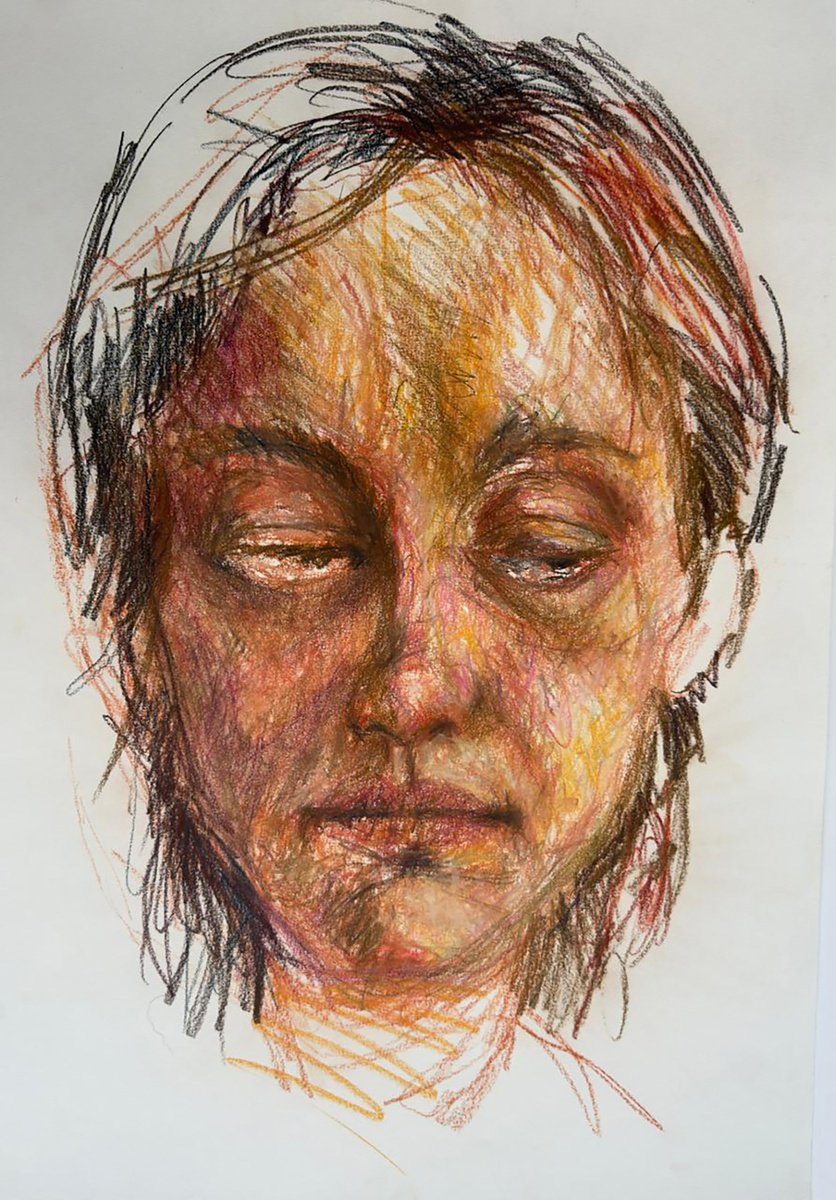 Expressive Pastel Drawing , Girly // So Much By Jayme Mestieri, 22 X 30, Artwork For Sale On Artfinder