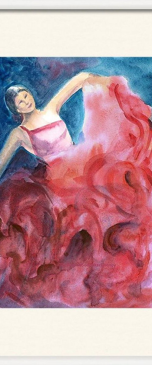 Flamenco Dancer 10 by Asha Shenoy