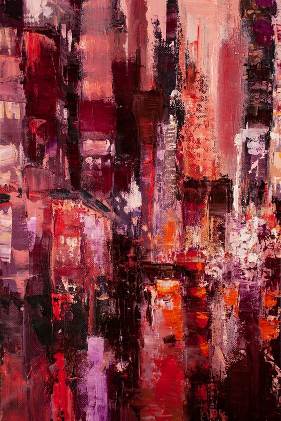 "City of Dreams" cityscape, abstraction