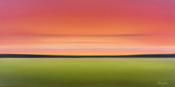 Sunset Magic - Colorful Abstract Landscape