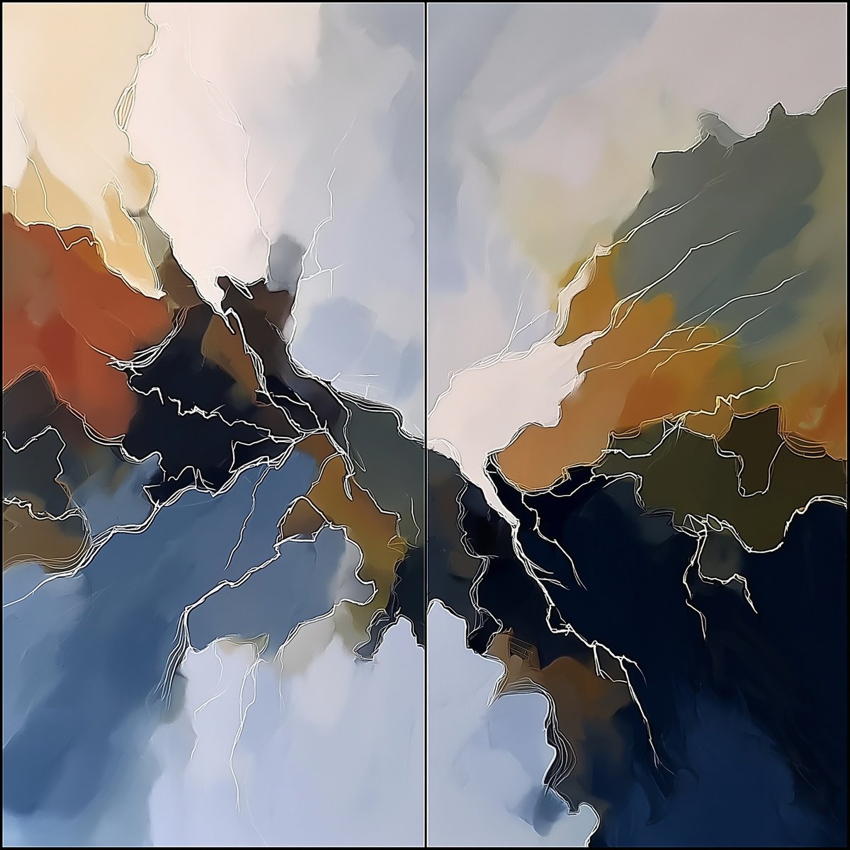  Roots Of The Universe #3 By V+V Kniazievi, 39 X 39, Artwork For Sale On Artfinder