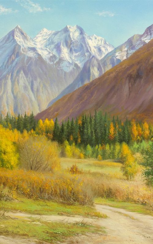 Autumn in the mountains by Eduard Zhaldak