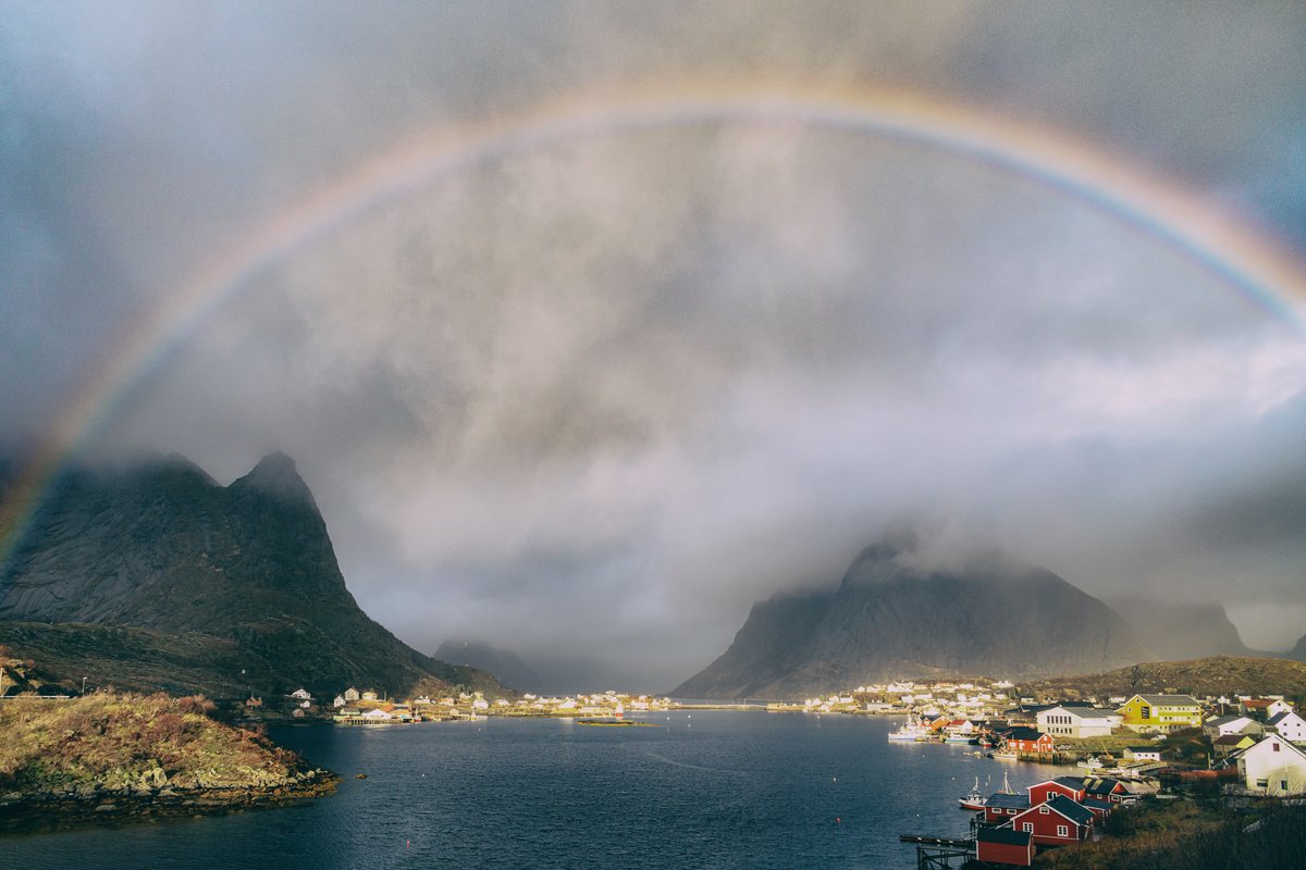 Impressionistic Landscape Photograph By Karim Carella, 33 X 24", Nordland #22, Original Artwork