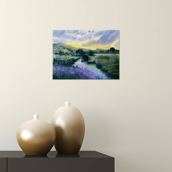 Sunset . Original artwork