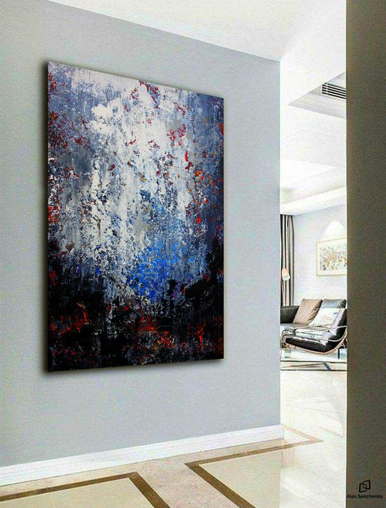 150x100cm. / extra large painting / Abstract 1131