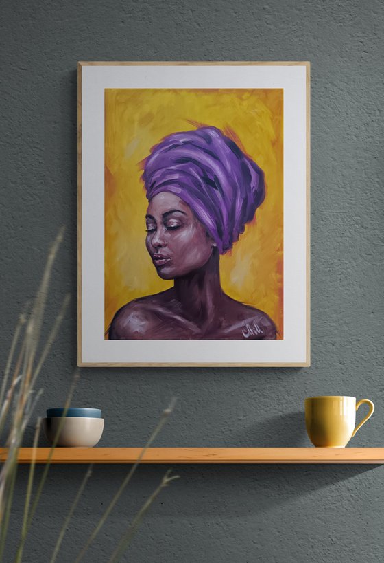 Vibrant African woman