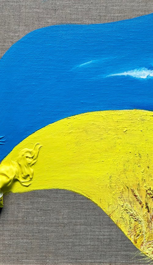 Ukraine - Sky and Field by Lena Smirnova