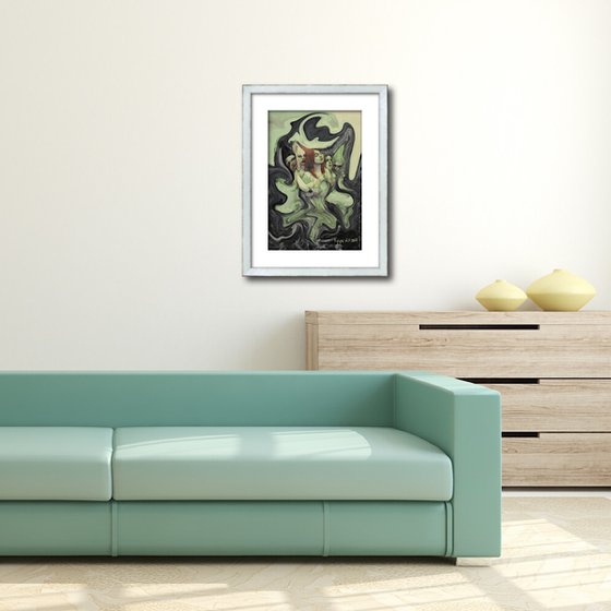 Spring - Green Picture On Canvas