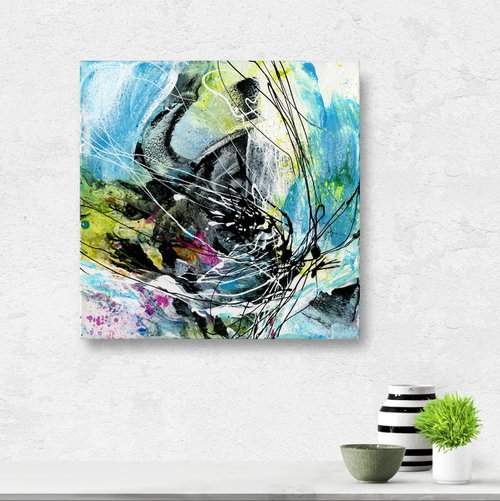 Natural Moments 16  - Organic Abstract Painting  by Kathy Morton Stanion by Kathy Morton Stanion
