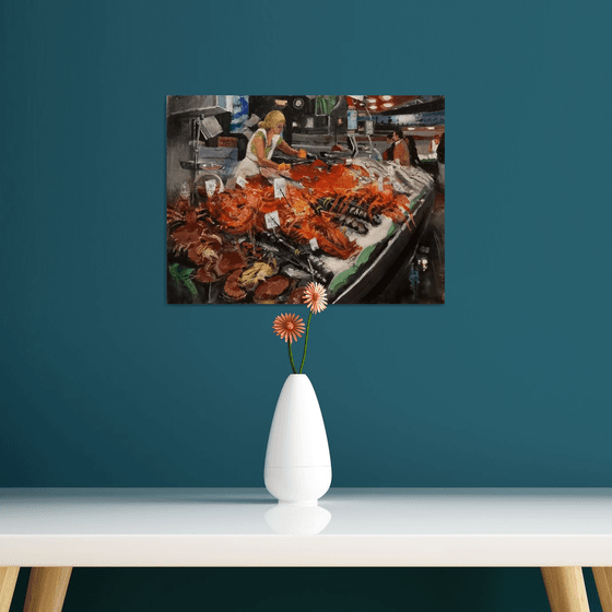 Spanish Fish Market Barcelona