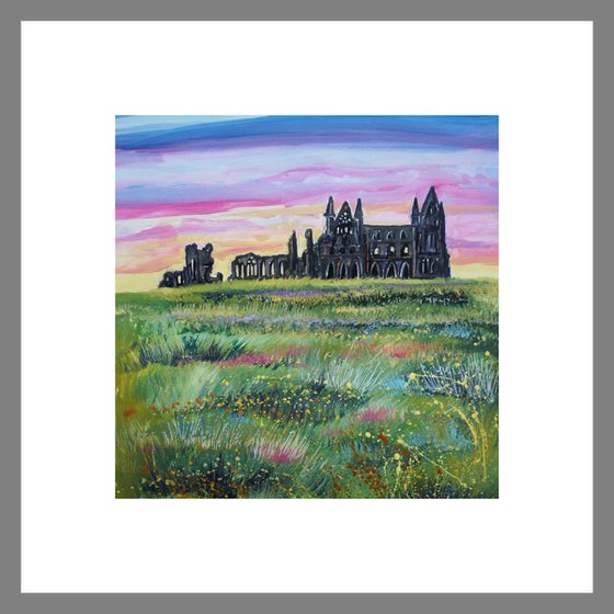 Whitby Abbey - Evening Sunset