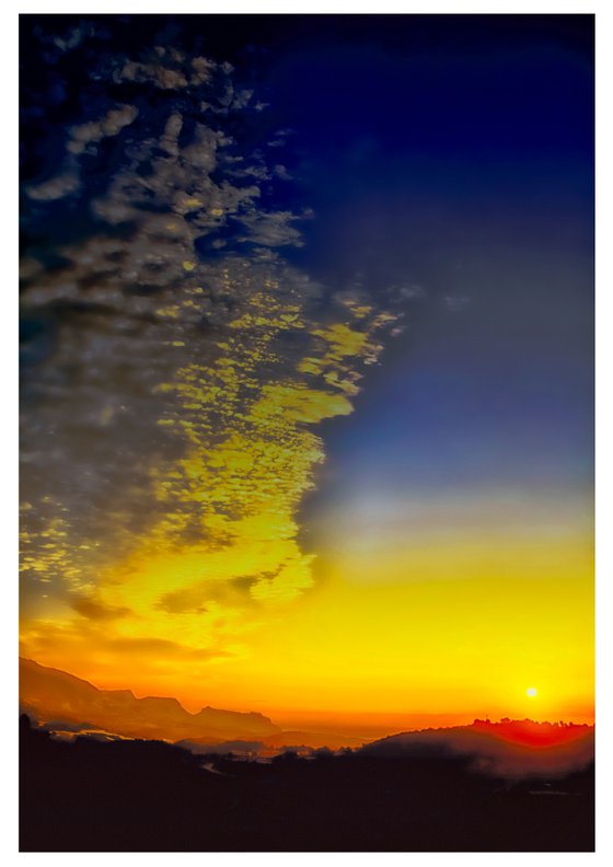 Indian summer #2. Abstract Sunrise Seascape Limited Edition 11/50 16x11 inch Photographic Print